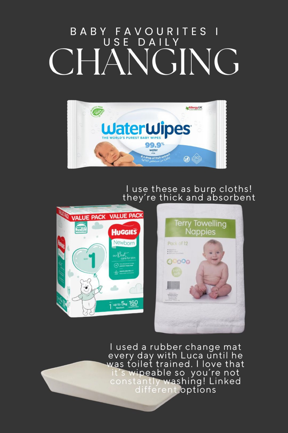 Newborn favourites in the category of changing

#LTKaustralia #LTKbaby