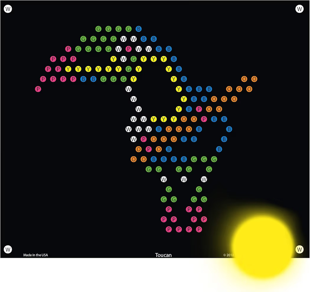 Zoo Refill templates for Basic Fun Lite Brite Ultimate Classic (10 Sheets, 7x8) | Amazon (US)