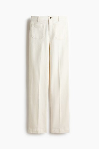 H & M - Wren High Rise Wide Leg Jeans - White | H&M (US + CA)