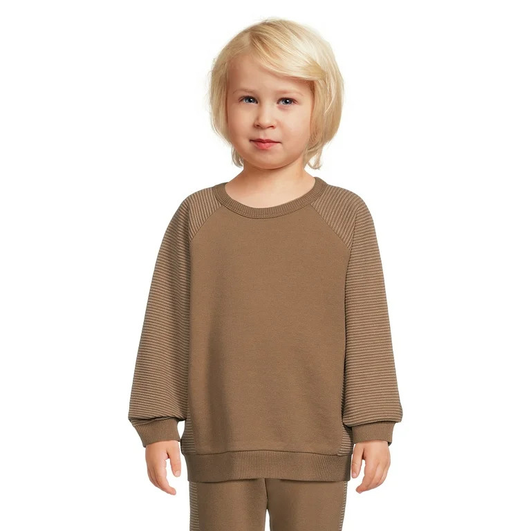 easy-peasy Toddler Boy Long Sleeve Crewneck Sweatshirt, Sizes 12 Months-5T | Walmart (US)