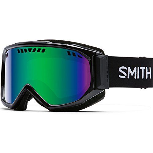 Smith Optics Scope Adult Airflow Series Snow Snowmobile Goggles Eyewear - Black/Green Sol X Mirror / | Amazon (US)
