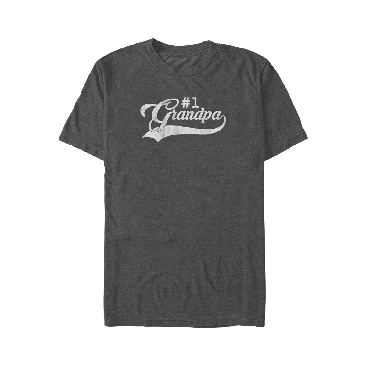 Men's Lost Gods Number One Grandpa  T-Shirt - Charcoal Heather - Small | Target