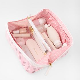 Clear Coated Diamond Cosmetic Pouch | Mark and Graham