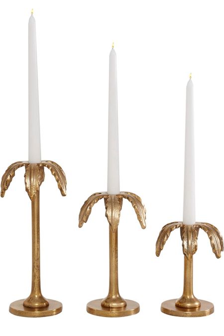 Palm tree candlestick holders 

#LTKFindsUnder50 #LTKFindsUnder100 #LTKHome