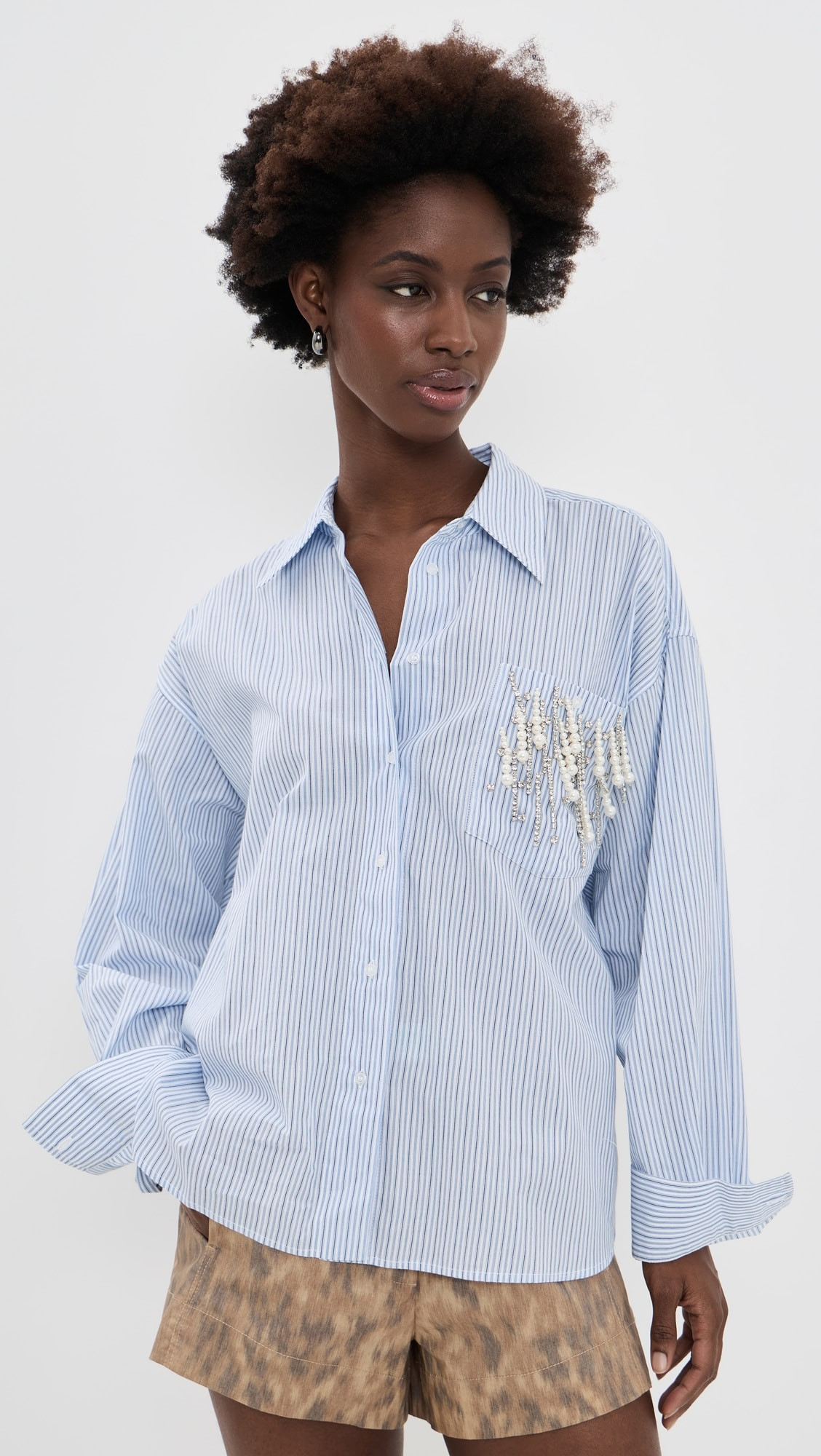 Jommeke Embellished Shirt | Shopbop