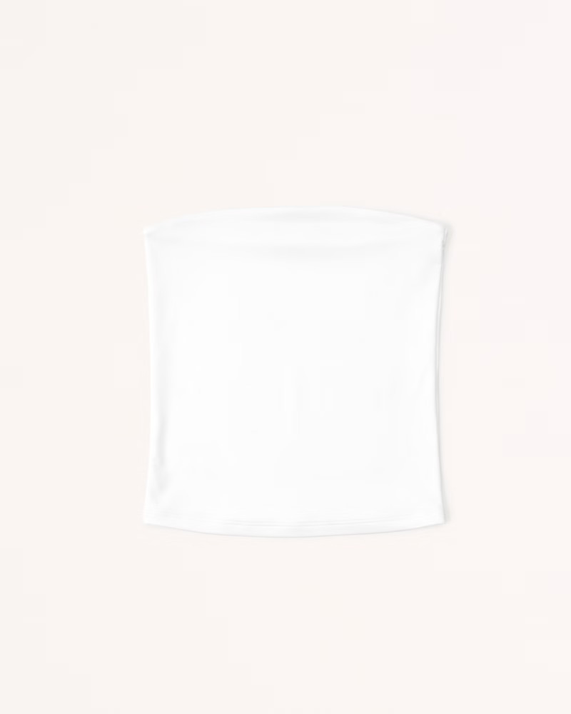 Abercrombie & Fitch Women's Sleek Seamless Fabric Tube Top in White - Size S | Abercrombie & Fitch (US)