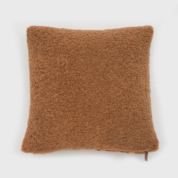 Oversize Teddy Sherpa Lux Throw Pillow - Evergrace | Target