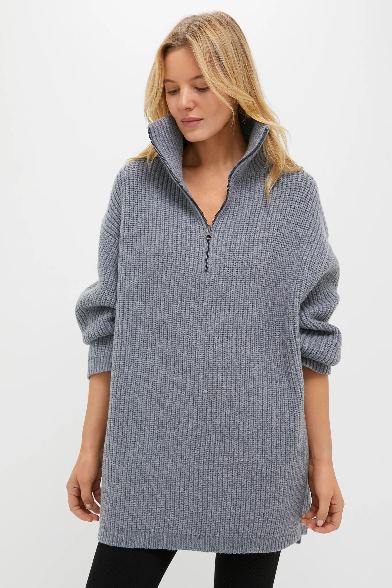 Heather Gray Chunky Knit Luke Sweater | Tuckernuck (US)