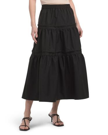 Tiered Maxi Skirt | TJ Maxx
