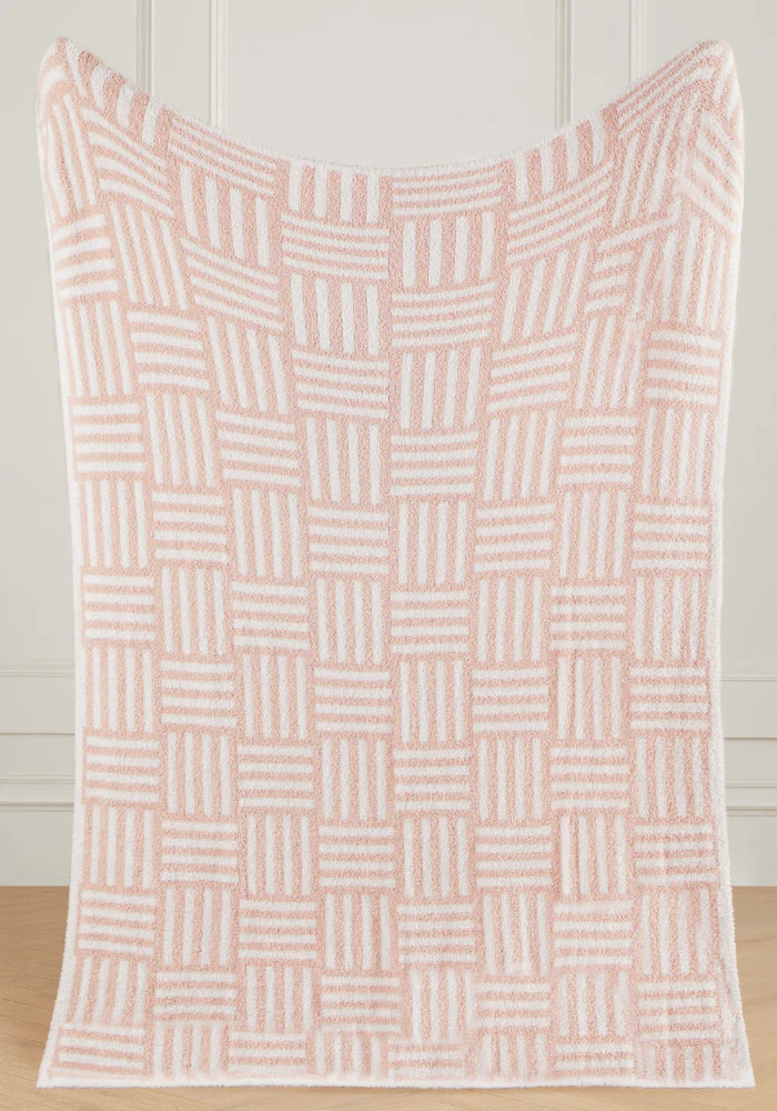 Basketweave Buttery Blanket | The Styled Collection
