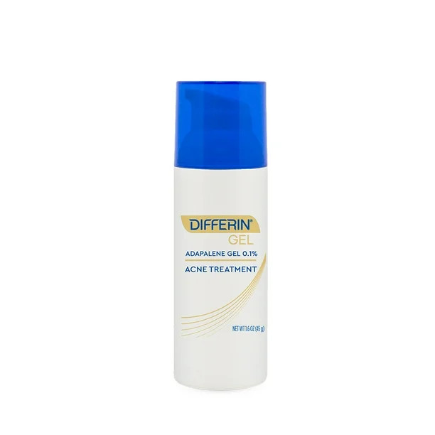 Differin 0.1% Adapalene Acne Treatment Gel Pump, 1.6 oz (45g) | Walmart (US)