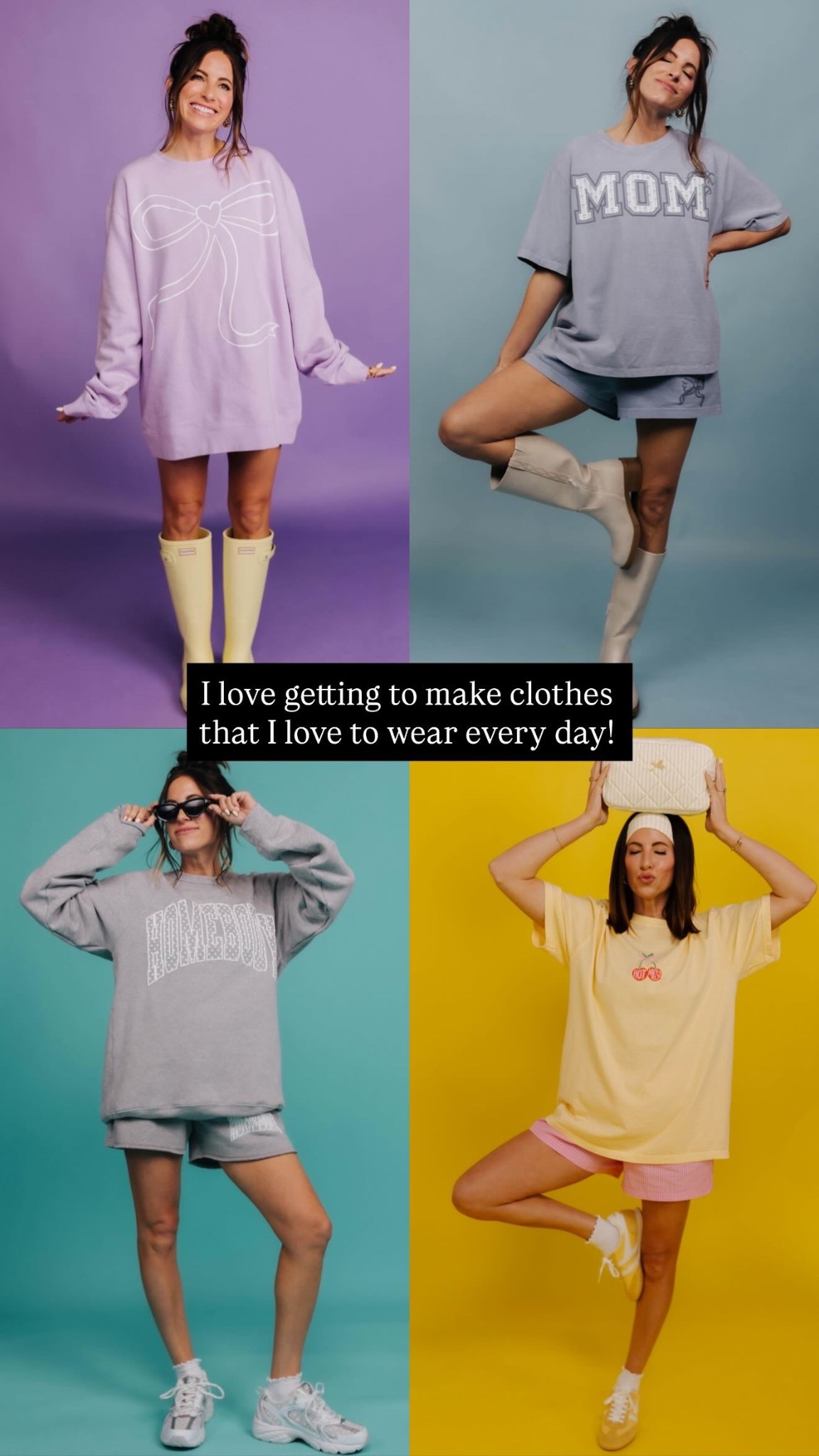 I love getting to make clothes that I love to wear every day!