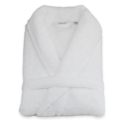 Linum Home Textiles Small/Medium Unisex Plush Microfiber Bathrobe | Bed Bath & Beyond