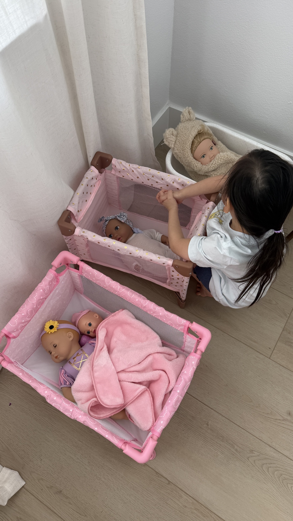 my toddlers daycare center 😅 #toddlertoys #dolls #lullababy #toddlerdolls #toddlerdolls 

#LTKHome #LTKBaby #LTKKids