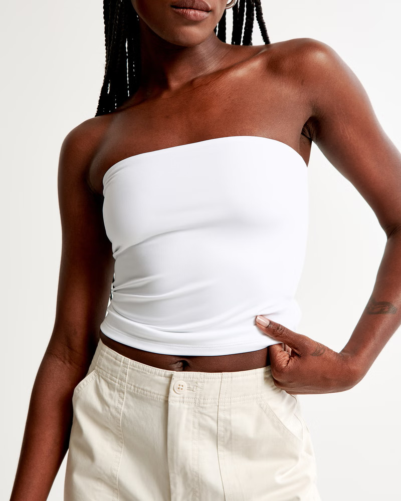 Sleek Seamless Fabric Tube Top | Abercrombie & Fitch (US)