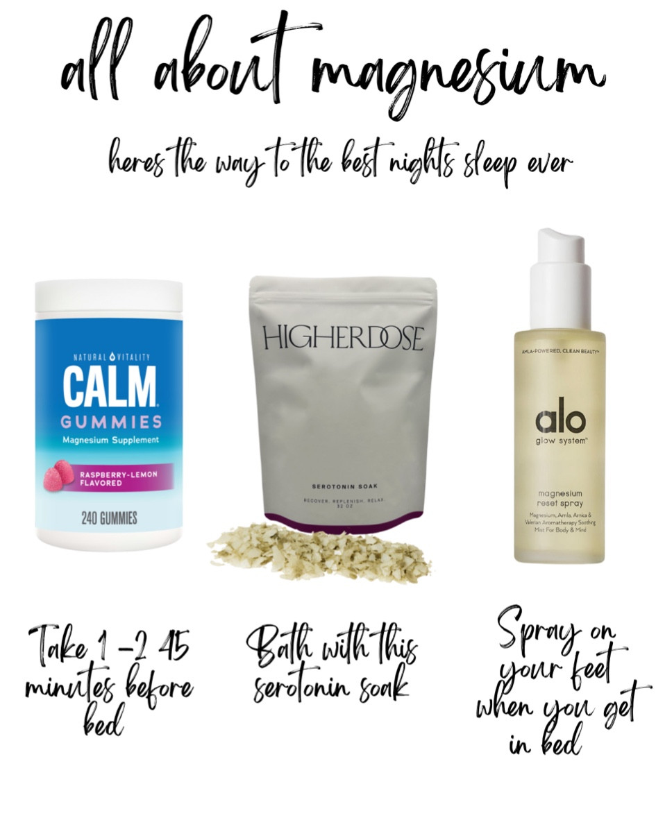 I’m telling you this is how to go to sleep! 

I’m obsessed with magnesium. I eat it, soak in it, and spray it. 

If you can only get one, YOU HAVE to get the alo reset spray! It’s a GAME CHANGER for sleep. 

#LTKBeauty #LTKFindsUnder50 #LTKFitness