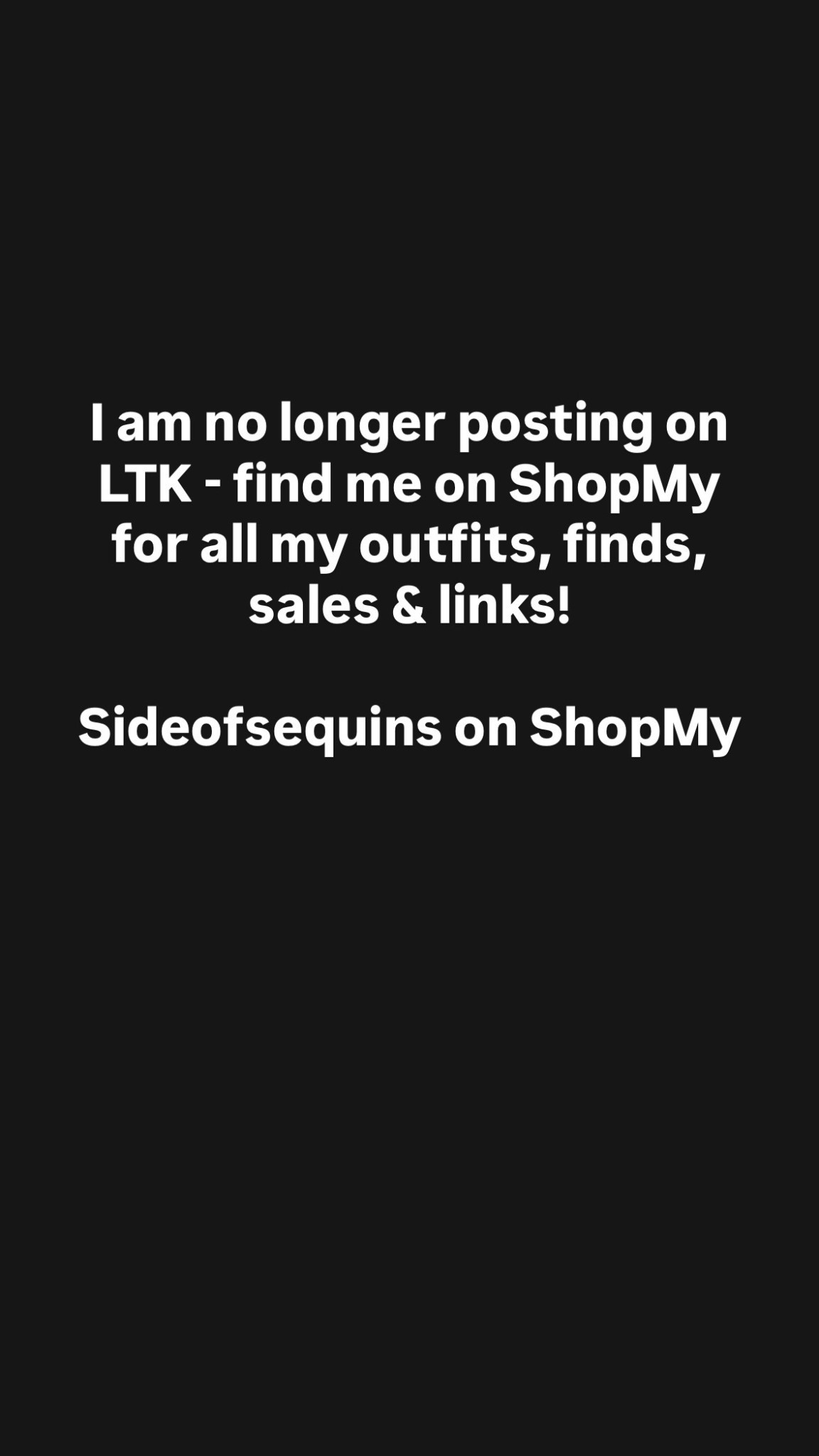 I am no longer posting here. Follow me on shopmy 