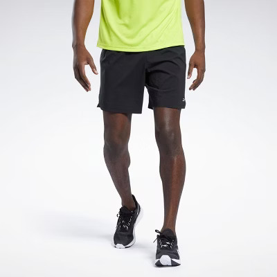Reebok Running Woven Shorts Mens Athletic Shorts Medium Black | Target