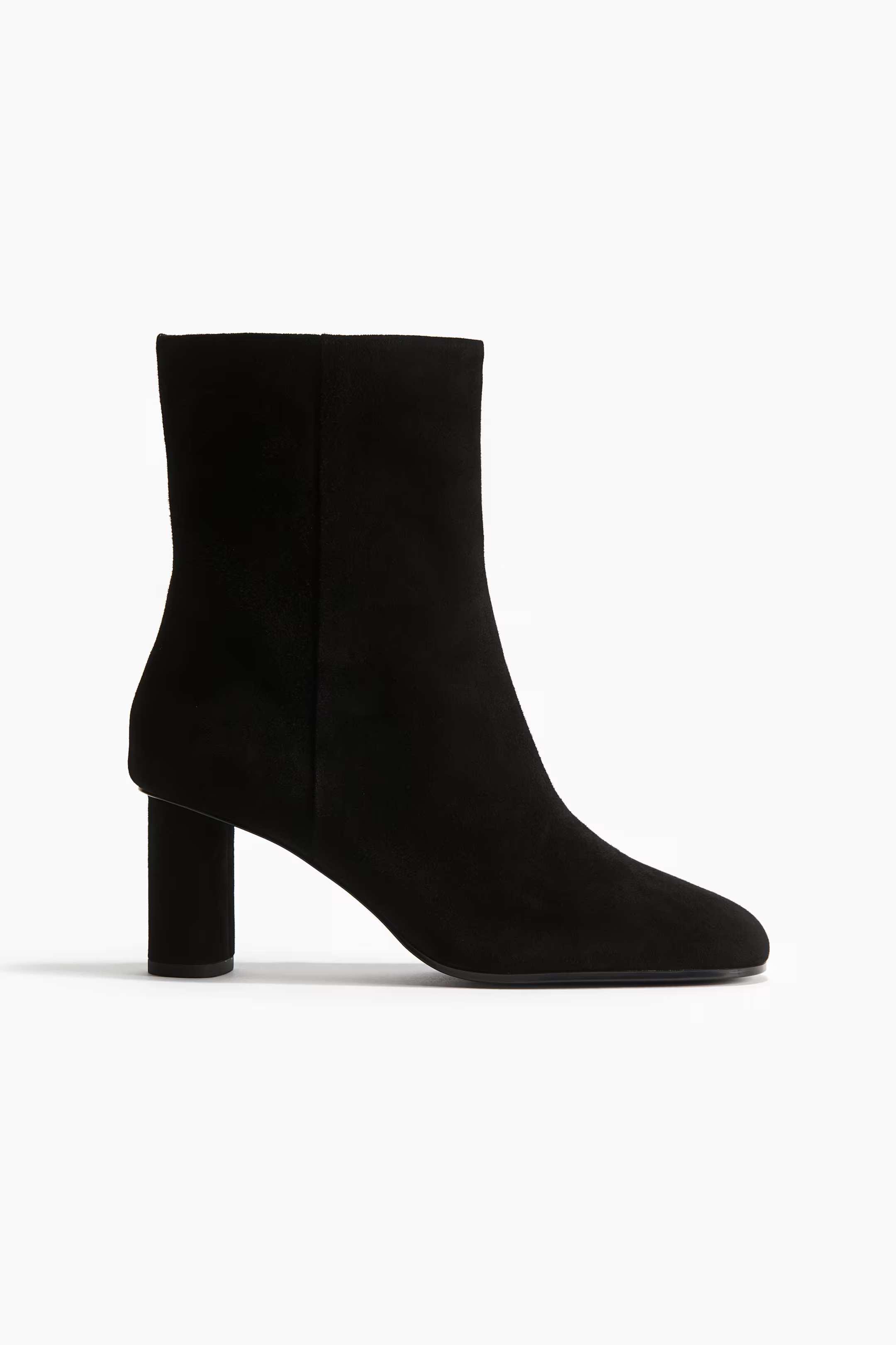 Botines de ante - Negro - MUJER | H&M ES | H&M (FR, IT, ES, PT, BE)