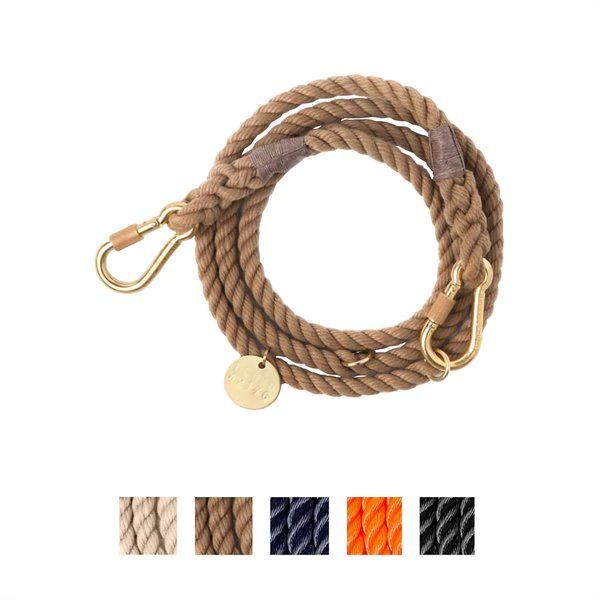 Found My Animal Adjustable Rope Dog Leash, 7-ft | Chewy.com
