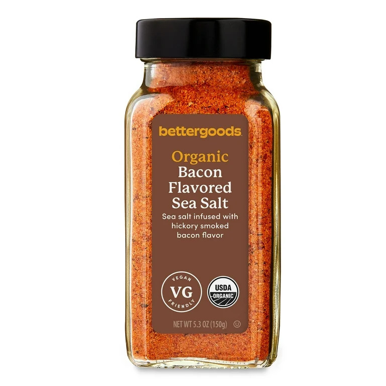 bettergoods Organic Bacon Flavored Sea Salt, 5.3 oz | Walmart (US)