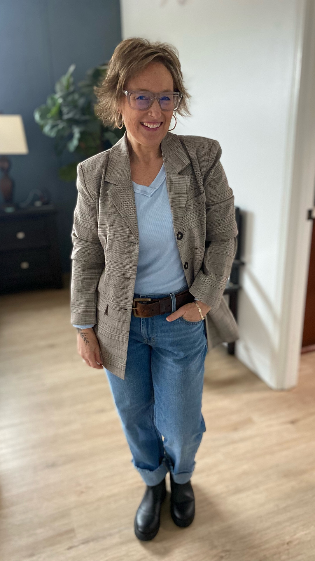 A blazer Jean combo is one of my favorites! 💙

#LTKOver40 #LTKPetite #LTKMidsize