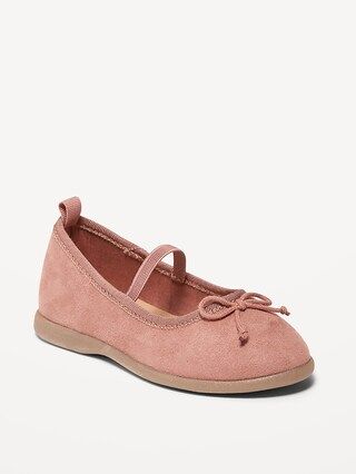 Faux-Suede Ballet Flats for Toddler Girls | Old Navy (US)