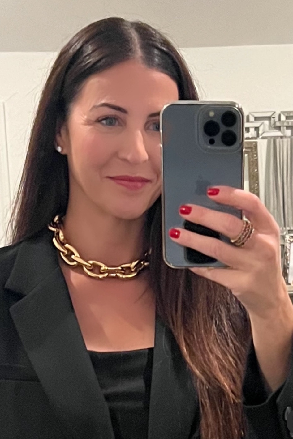 Paco Rabanne XL chain necklace.  My all
Time favorite chunky chain to elevate any outfit.  Comes in a bracelet too which is super cool. 

#LTKGiftGuide #LTKFind #LTKstyletip