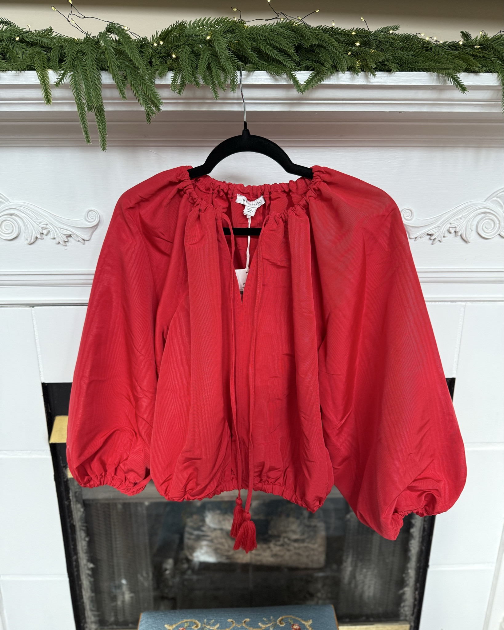 Such a luxe top for under $20. Swipe for the fabric detailing. Hard to believe, honestly! Comes in black and red. I wore the red several times in December, but it will transition so well… especially for Valentine’s Day ❤️ The black is a seasonless choice. Sleeves are big, but that’s the fun of it. I took a small. 

Walmart top, red top, Valentine’s Day look 

#LTKHoliday #LTKFindsUnder50 #LTKootd