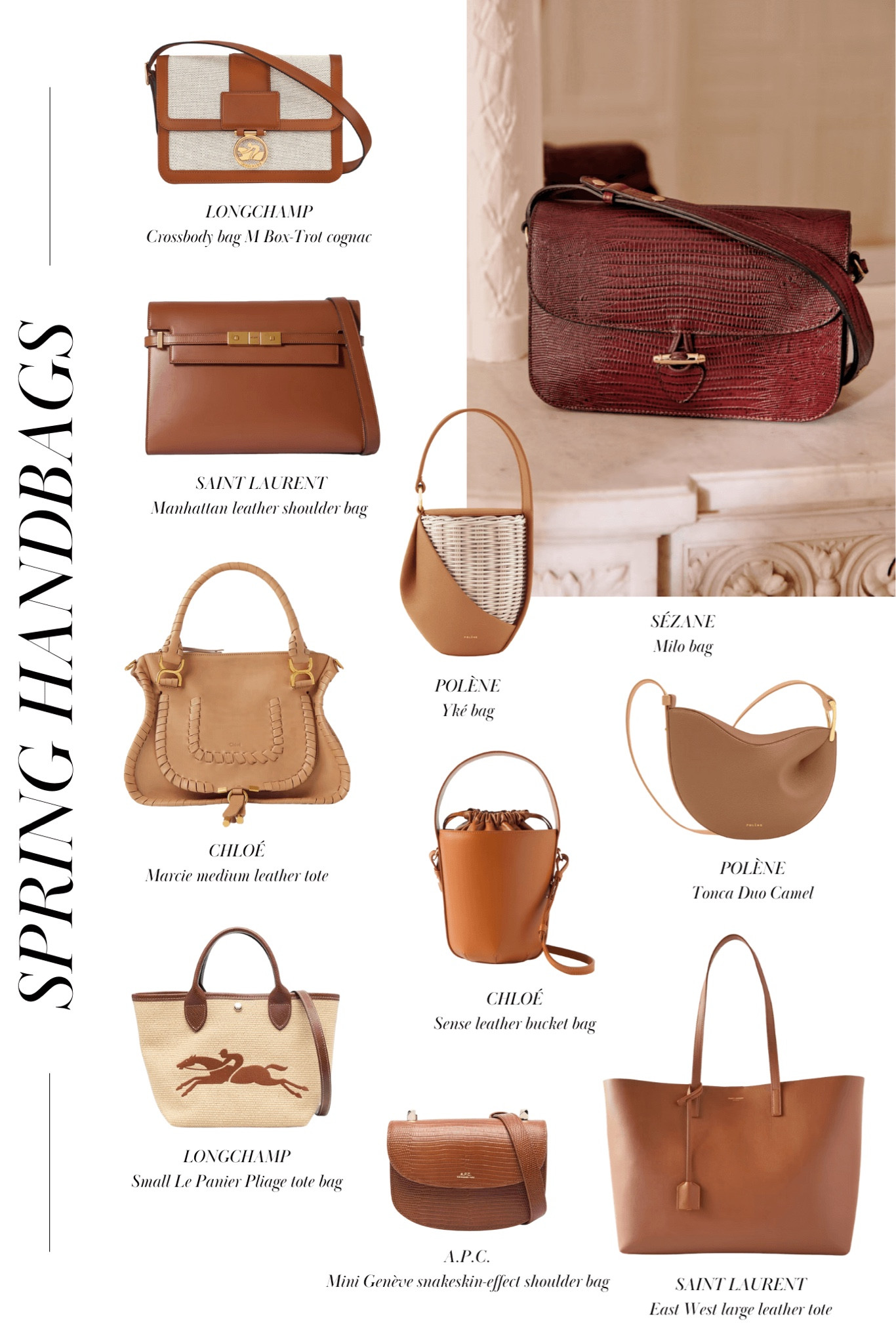 Hot to trot: Bags to carry now and love forever