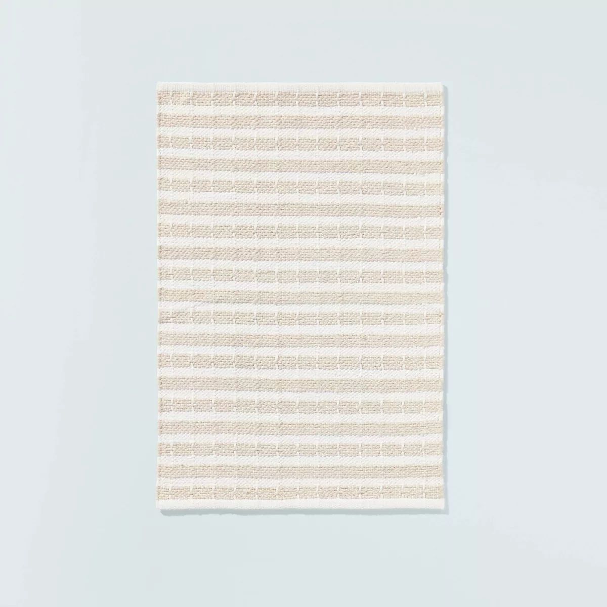 Break Stripe Handmade Area Rug Taupe/Cream - Hearth & Hand™ with Magnolia | Target
