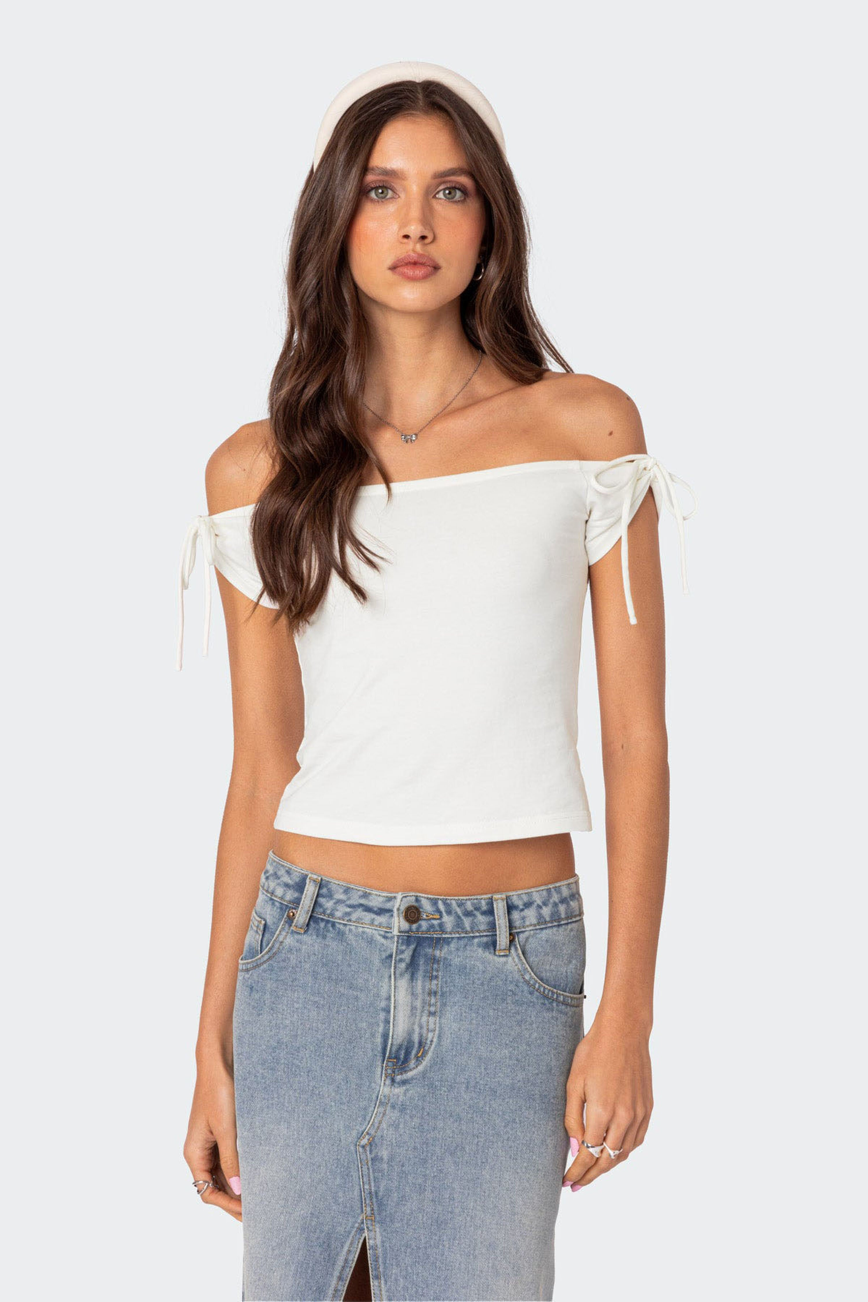 Edikted Jess Off Shoulder Top | PacSun