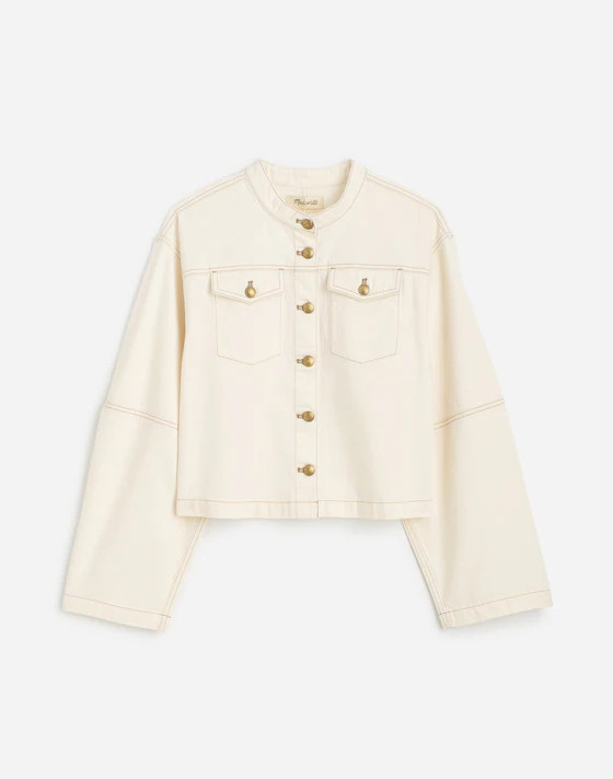 Cocoon-Sleeve Denim Lady Jacket | Madewell