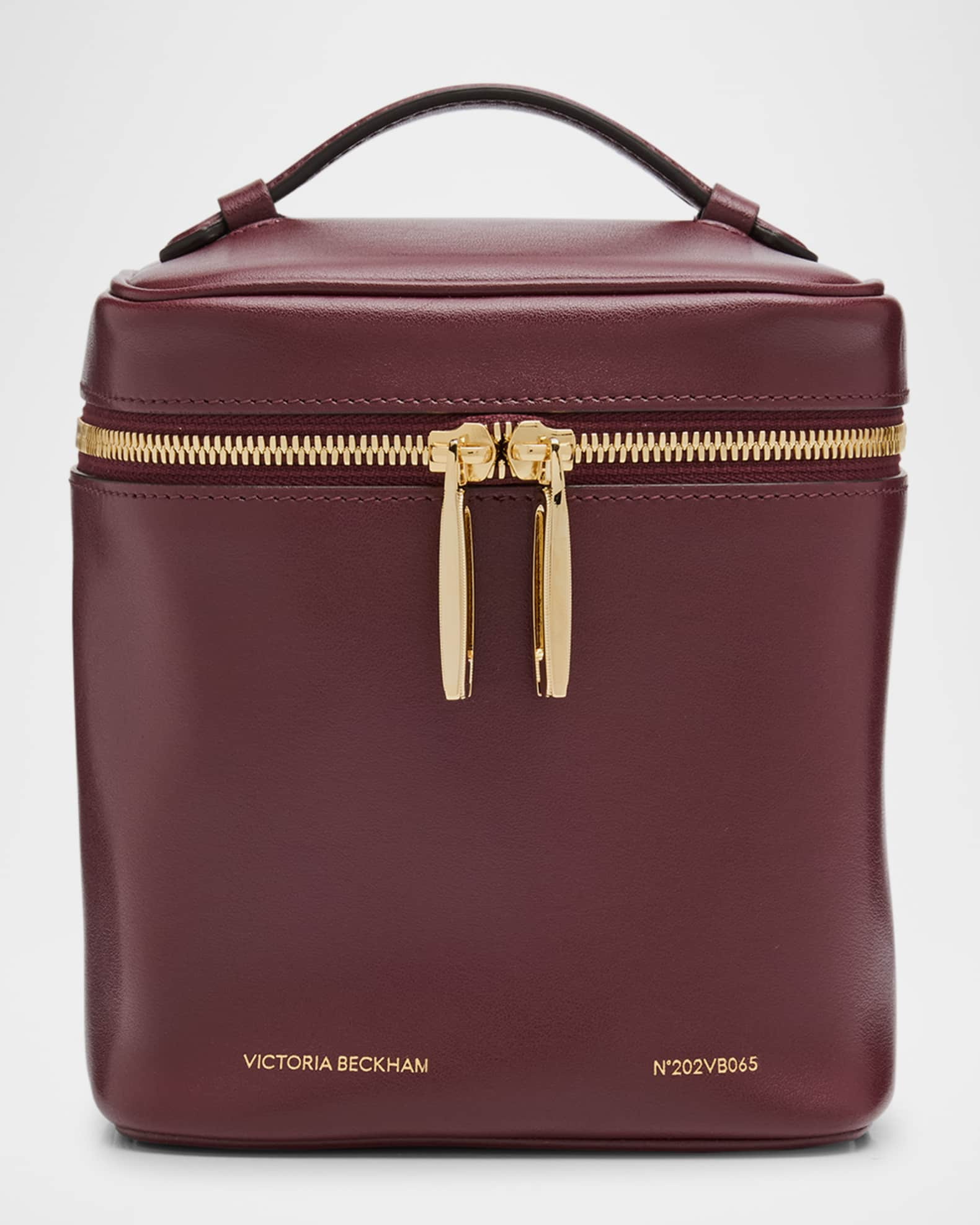 Vanity Cube Leather Top-Handle Bag | Neiman Marcus