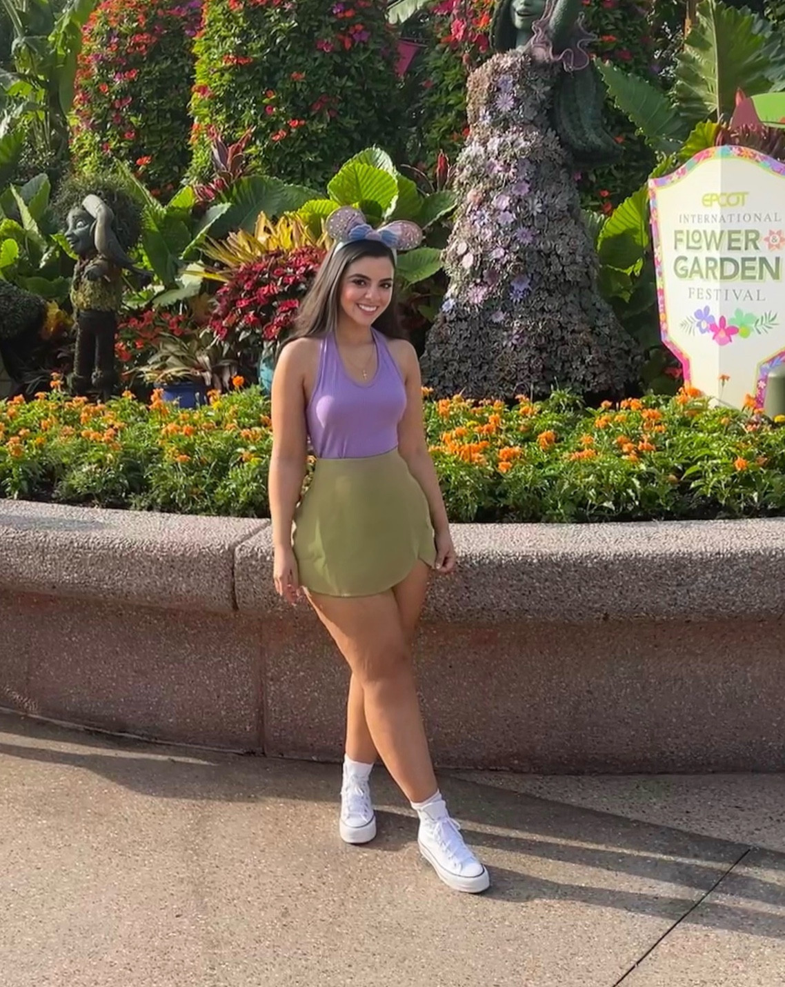 Dive into the latest trend with this enchanting Little Mermaid-inspired look, destined to make waves this year. As you wander through Epcot, let your walking feet lead you to magical encounters and who knows, you might just find your very own Prince Eric amidst the enchantment!