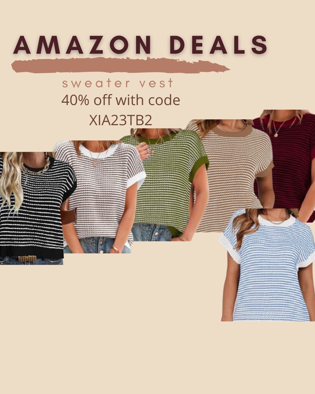 $20 ends 4/5

Amazon fashion
Amazon deals
Sweater
Spring top


#LTKSaleAlert