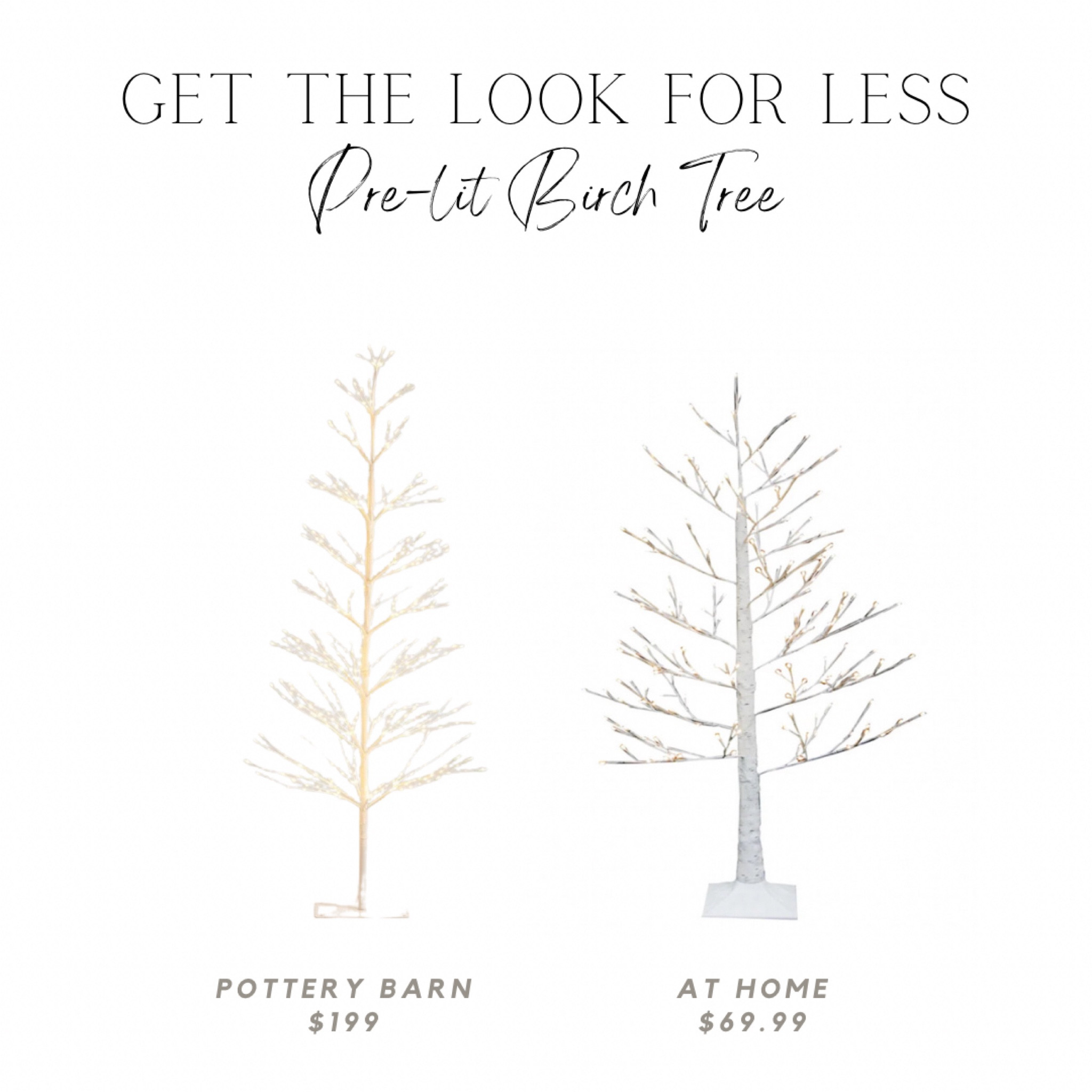 Pottery barn lit twinkling twig tree, white birch, pre-lit birch tree, found & fable pre-lit white birch tree, At Home, Christmas decor 

#LTKHoliday #LTKhome #LTKfindsunder100