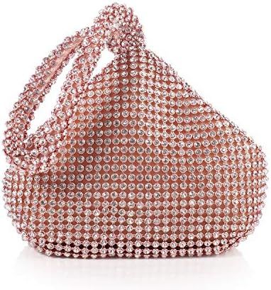 Women Clutch Purse Women's Evening Bag Triangle Design Wedding Purse for Party Mini size (Rhinestone | Amazon (US)