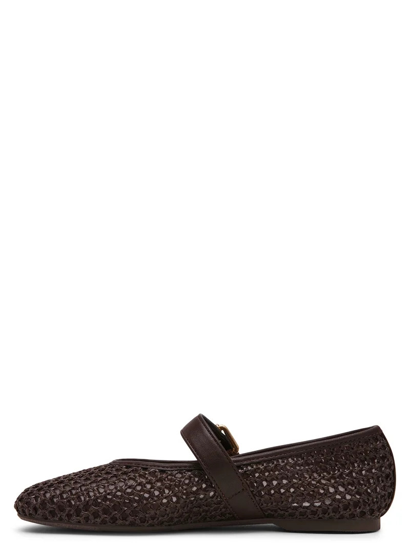 DV Dolce Vita Women's Mulaney Woven Mary Jane Flat | Walmart (US)