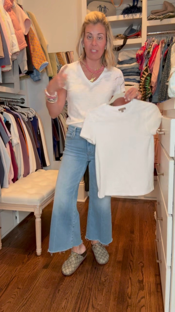 Hero item of my closet…..WHITE TEE! I have a closet full, but I would say Lilla P is my fav. They are just so well-made and not see-through. I wear xs. 

Code CMLP15 for 15% off sitewide

#LTKmomlife #LTKdayinmylife #LTKOver40
