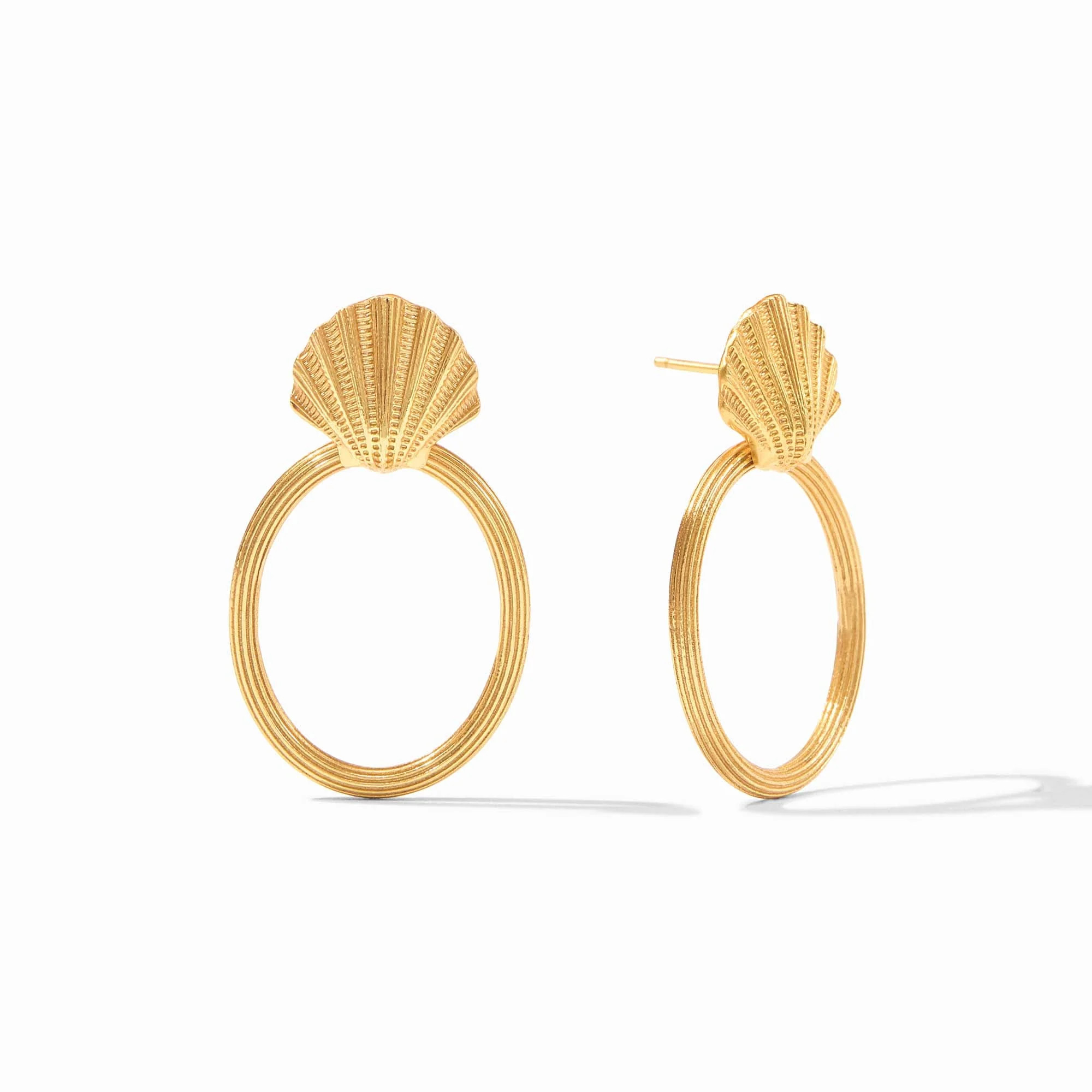 Sanibel Shell Doorknocker Earrings | Julie Vos | Julie Vos