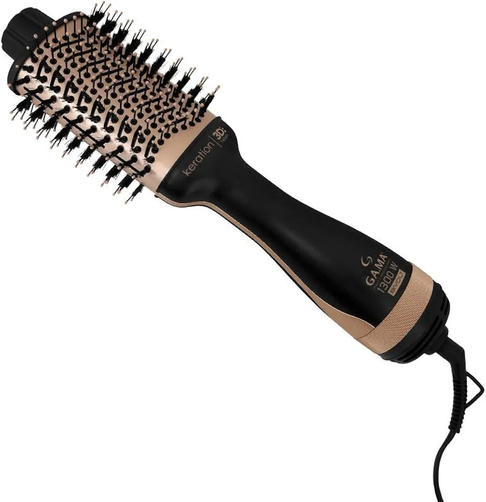Escova secadora stylish keration brush 3d bivolt gama italy | Amazon (BR)