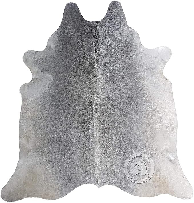 Genuine Grey Cowhide Rug 6 x 8 f.t 180 x 240cm | Amazon (US)
