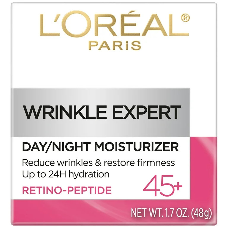 L'Oreal Paris Wrinkle Expert 45+ Day and Night Moisturizer, 1.7 oz | Walmart (US)