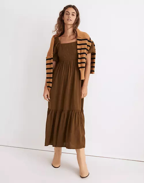 Tiered Midi Dress | Madewell