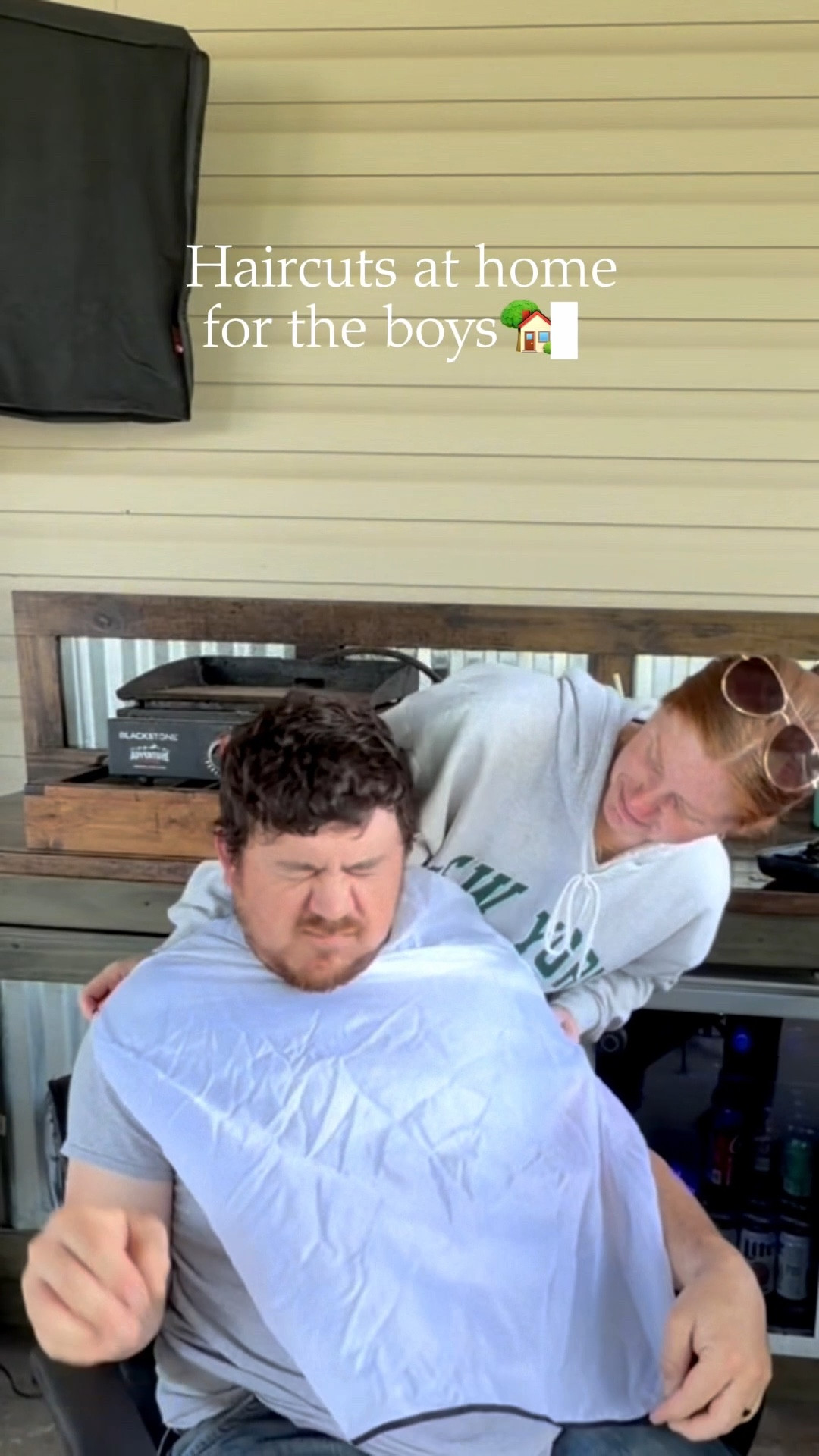 Haircuts for the boys at home! Linking the clippers! 

#LTKvlog