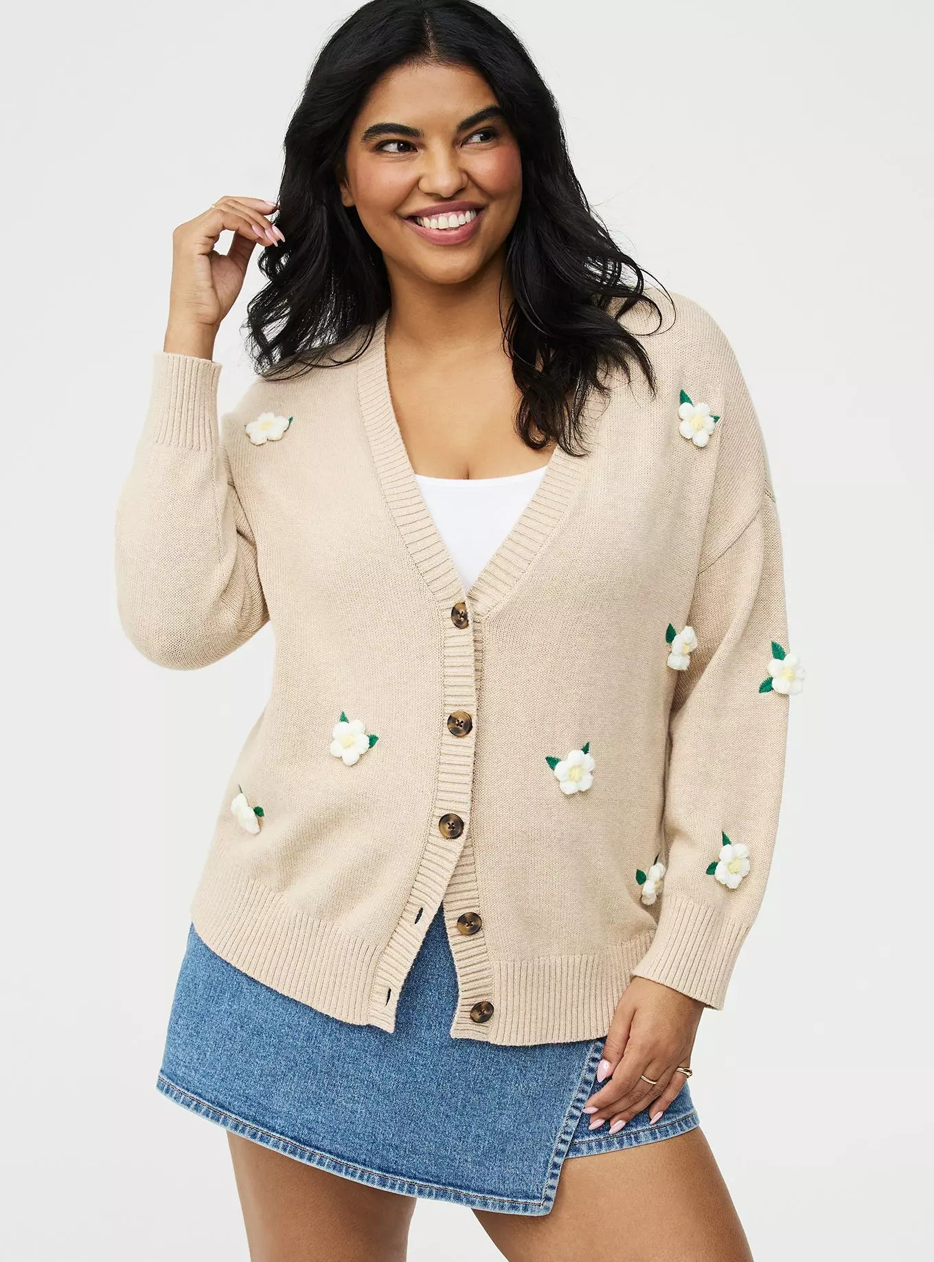 V-Neck Cardigan | Torrid (US & Canada)