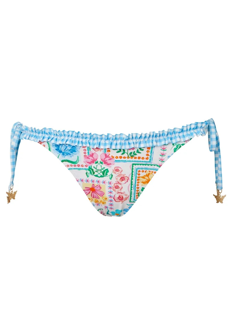 Jessica Simpson Women's Multi Side Tie Bikini Bottom, Sizes XS-2XL | Walmart (US)