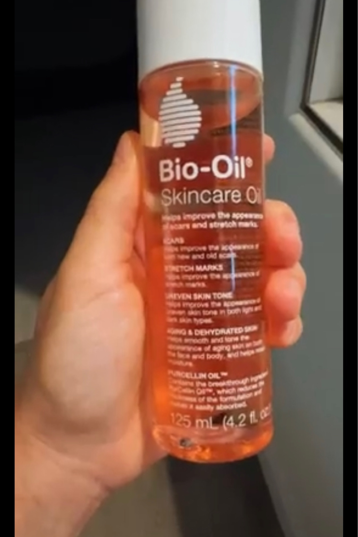 Scar massage oil