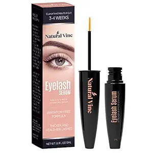 Amazon.com: Natural Vine Eyelash and Brow Growth Serum, Irritation Free Formula, Guaranteed Resul... | Amazon (US)